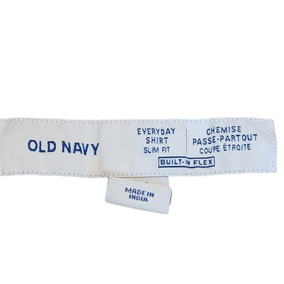 Old Navy XXL red blue plaid buttoned down long-sleeved shirt westerncore - Picture 12 of 14